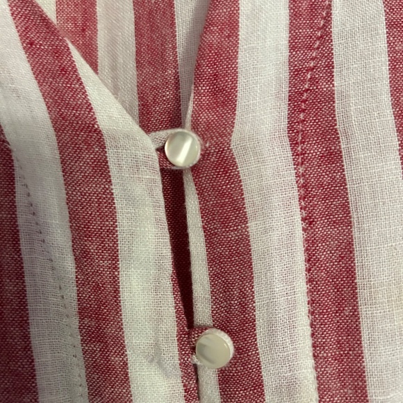 Rails Thea Carmine Stripe Toe Front Top - Picture 5 of 5